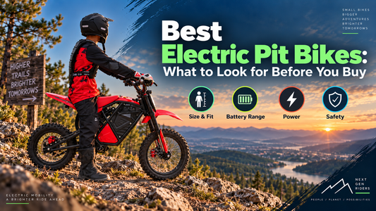Best electric pit bike buying guide covering rider fit, motor power, battery range, suspension, brakes, and off-road performance