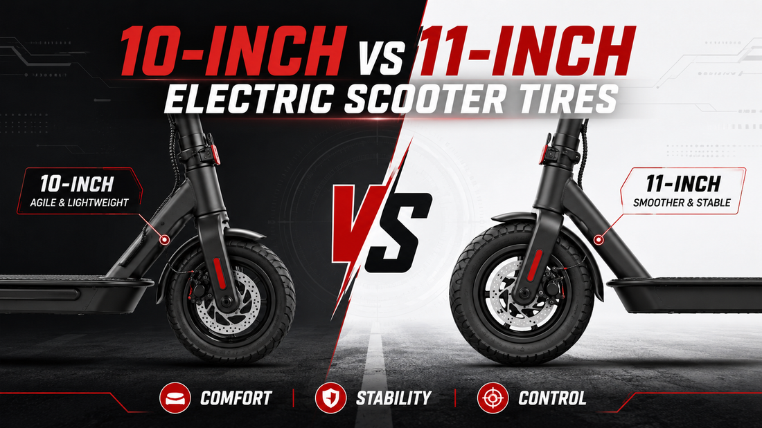 10 inch vs 11 inch electric scooter tires comparison