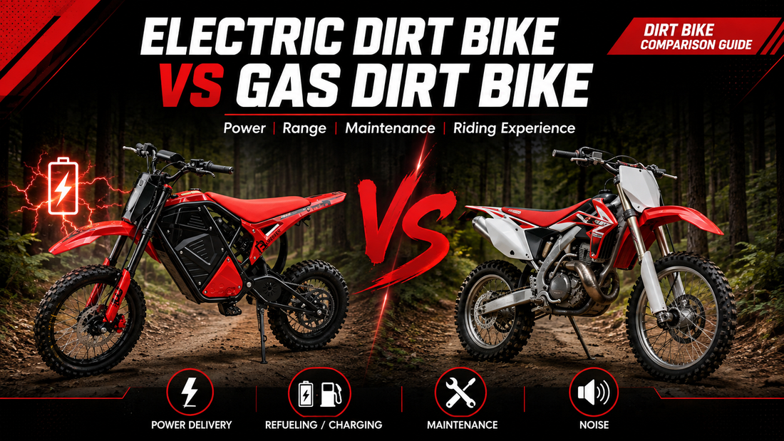 Electric dirt bike vs gas dirt bike comparison