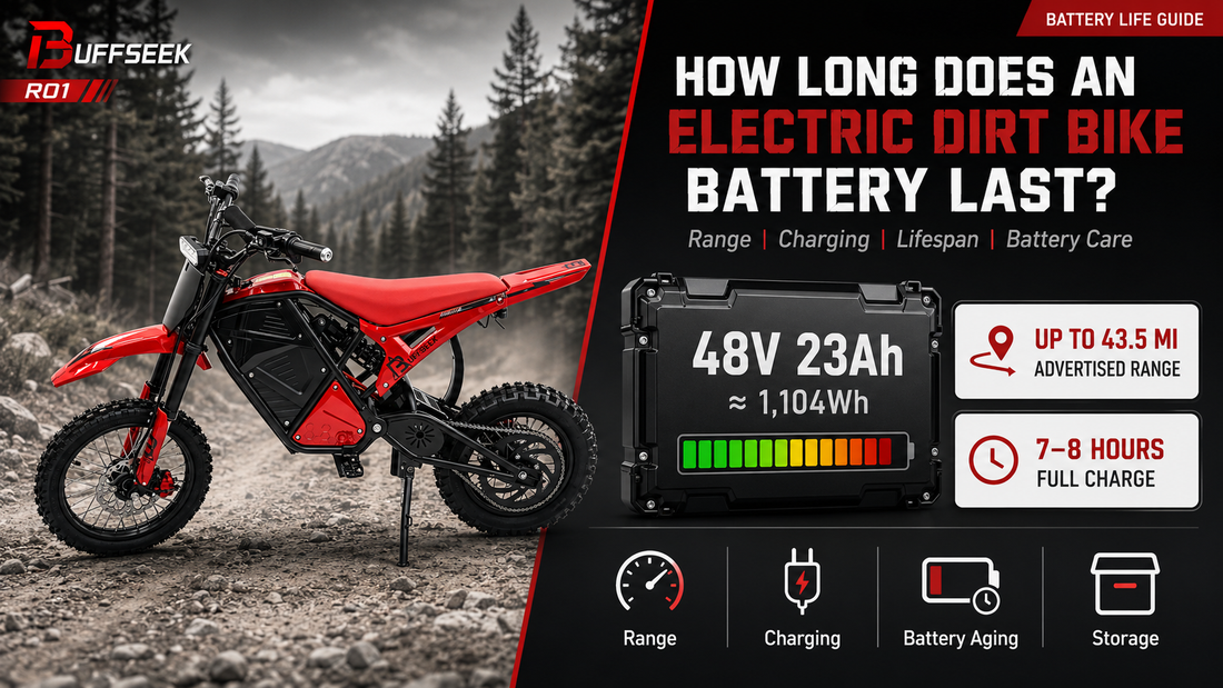 Electric dirt bike battery life range and charging guide
