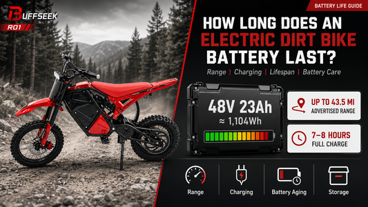 Electric dirt bike battery life range and charging guide