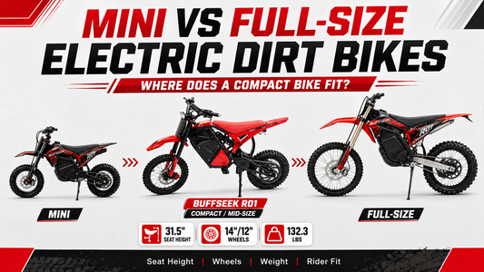 Mini vs Full-Size Electric Dirt Bikes: Where Does a Compact Bike Fit