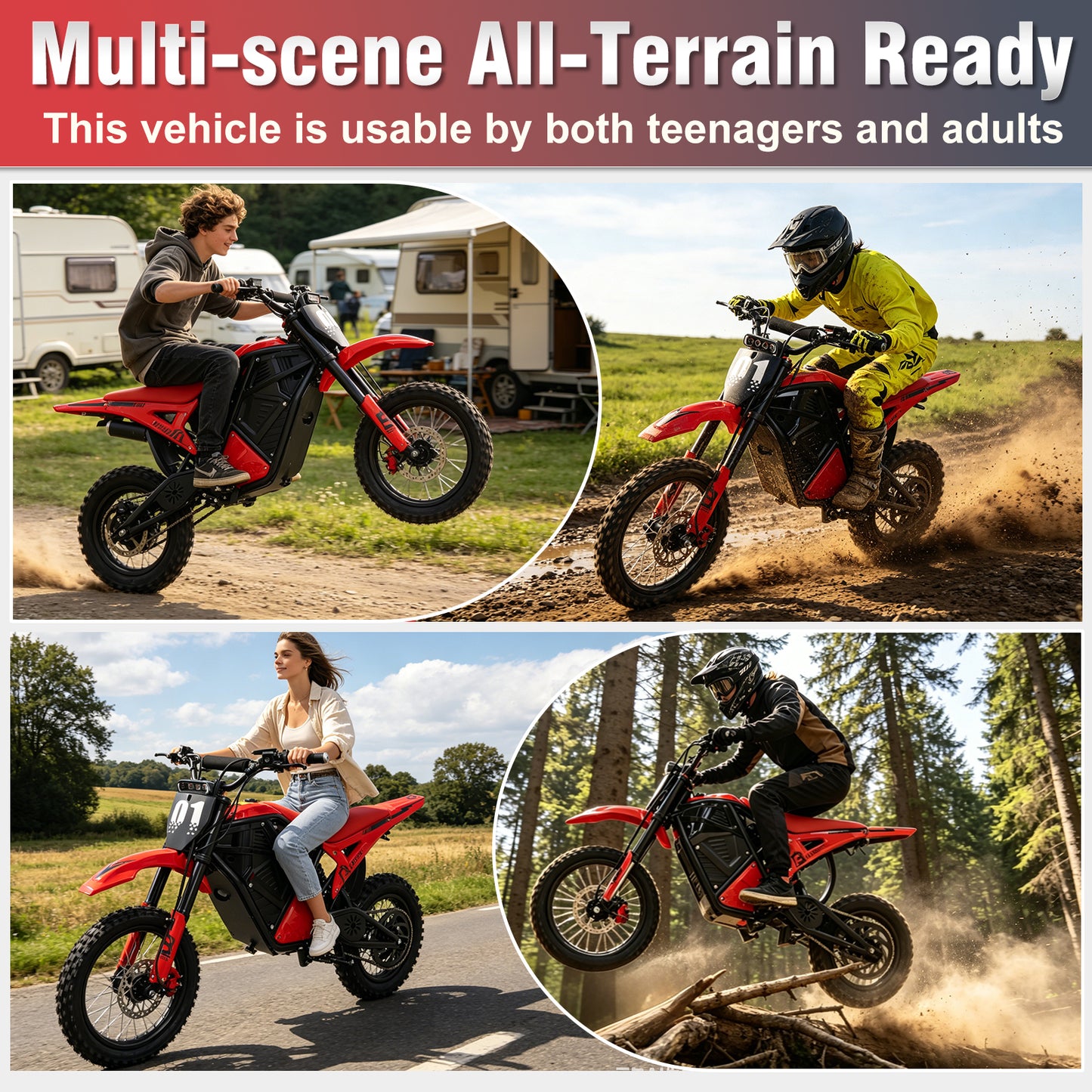 BuffSeek R01 All-Terrain Electric Adventure Bike