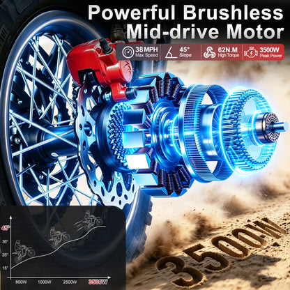 BuffSeek R01 All-Terrain Electric Adventure Bike