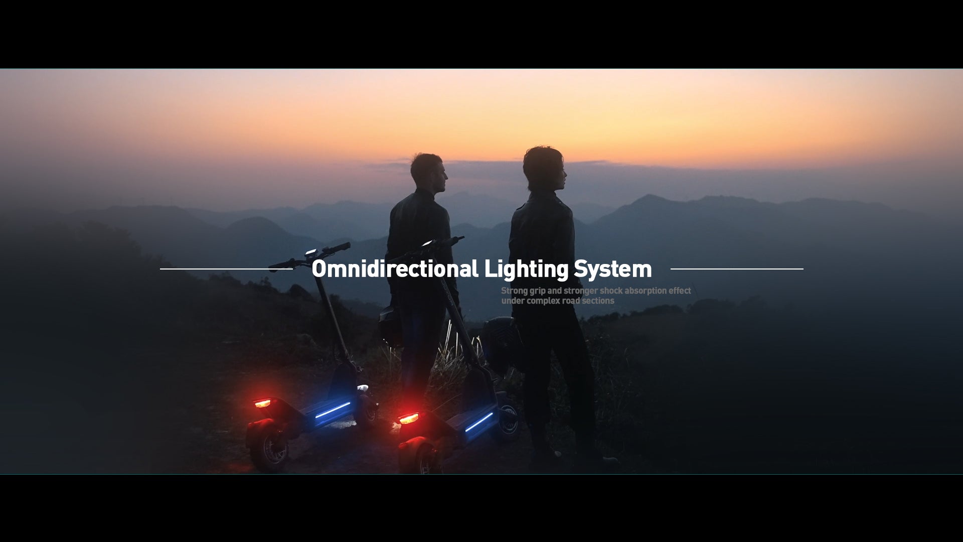 Buffseek E6 LED lighting system with front and rear lights for safer night riding