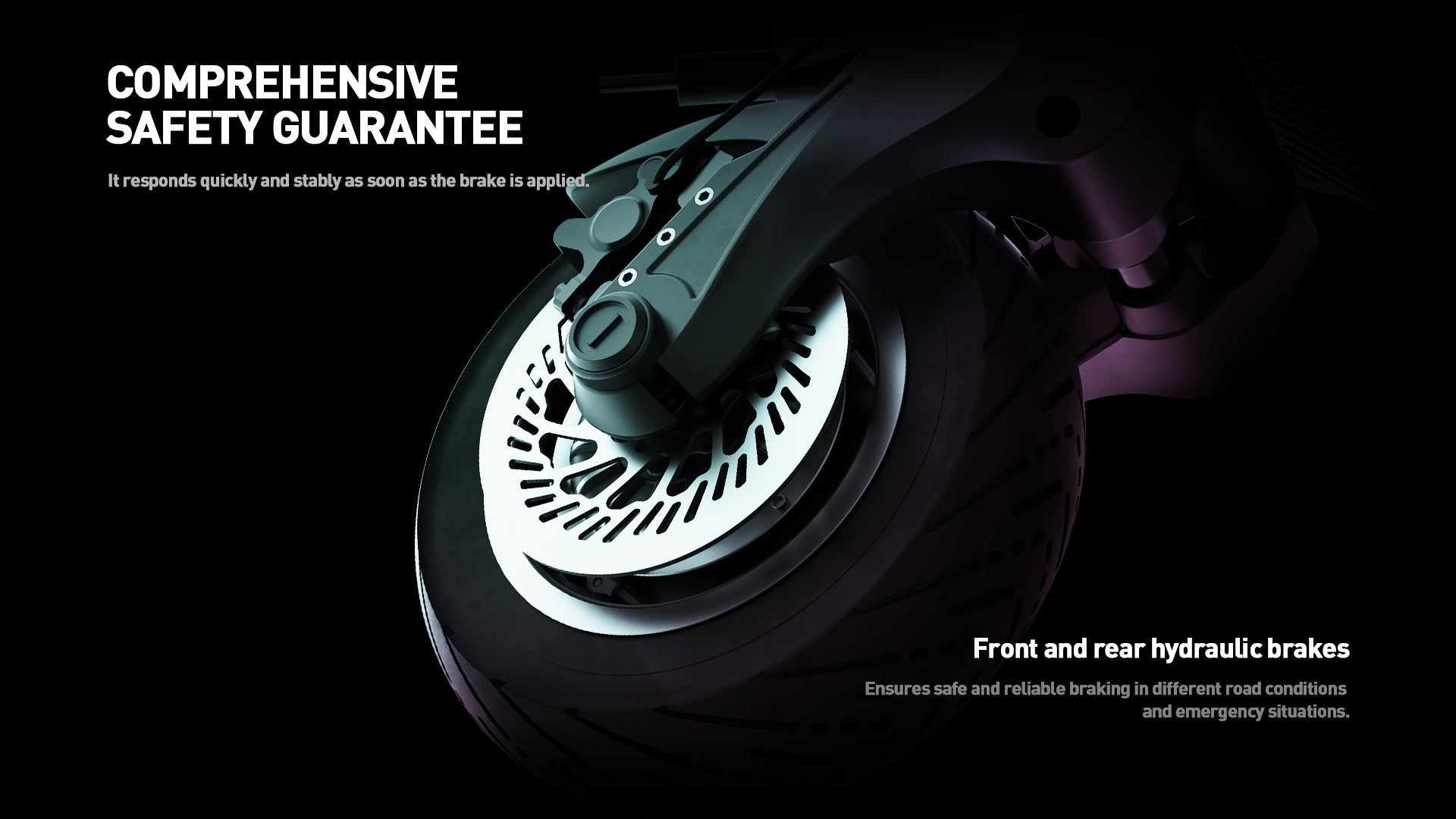 Buffseek E6 hydraulic braking system with reliable stopping performance