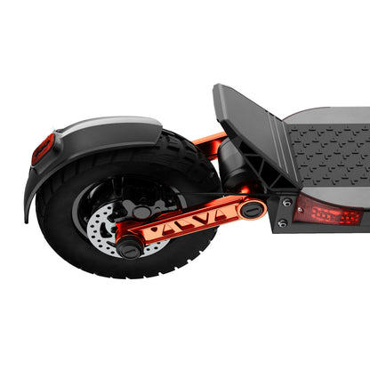 The details of the rear tire of Buffseek S10 electric scooter