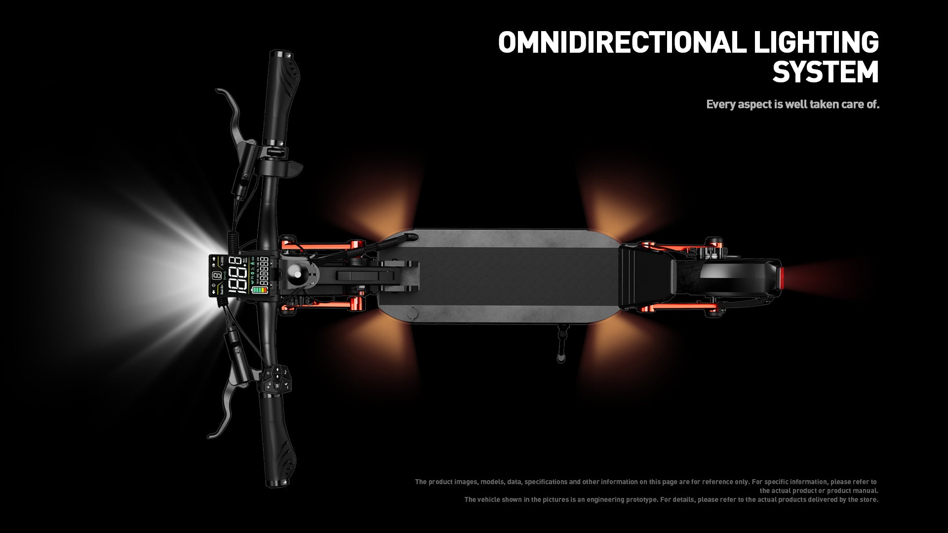 Buffseek S10 LED lighting system with front and rear lights for improved visibility